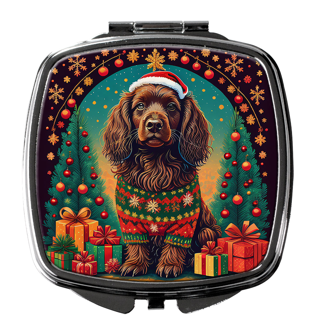 Boykin Spaniel Christmas Compact Mirror