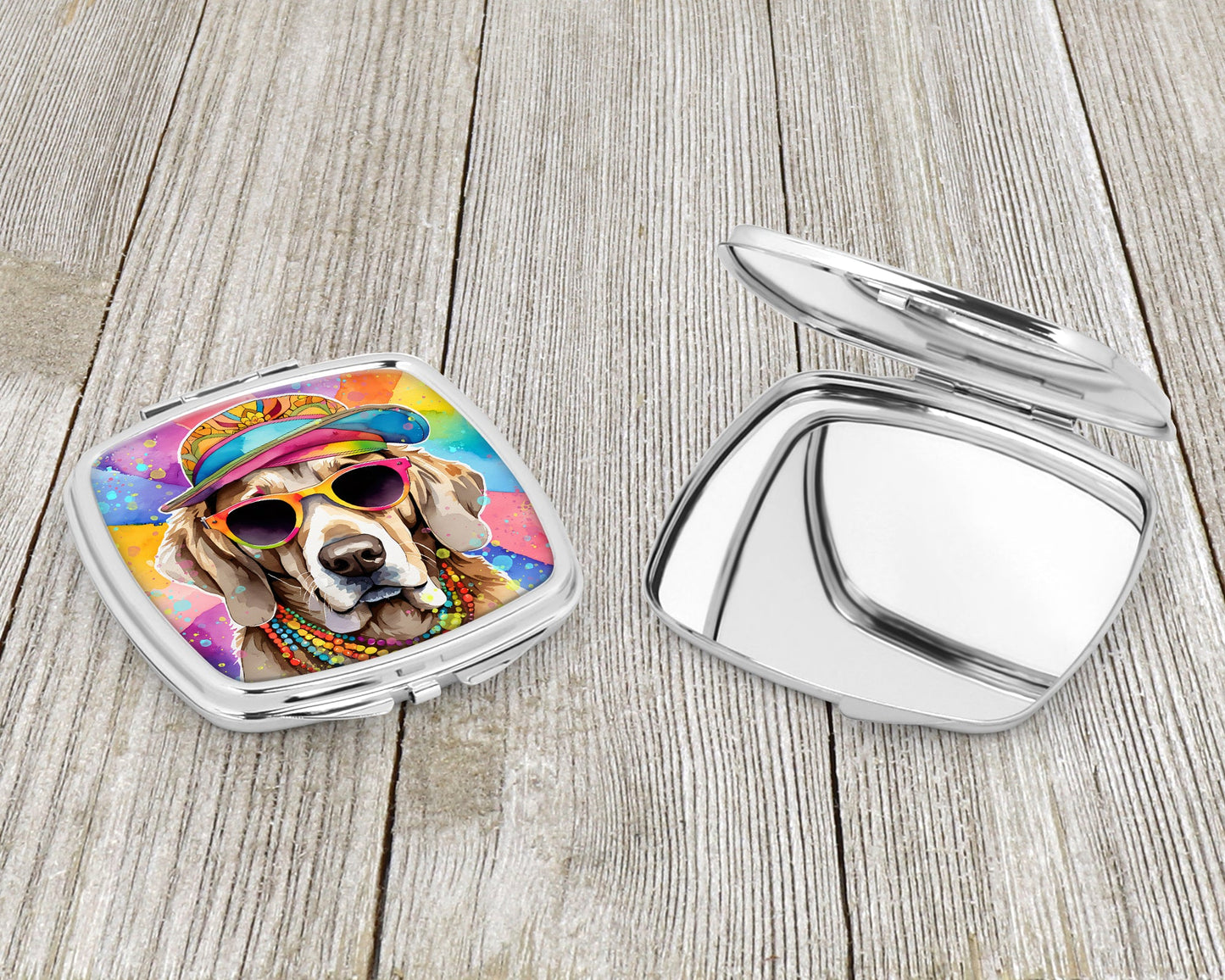 Weimaraner Hippie Dawg Compact Mirror