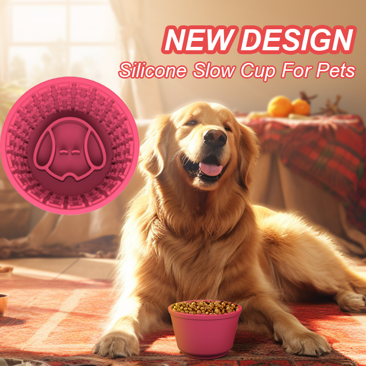 Pet Silicone Slow Feeder -Silicone Slow Cup For Pet