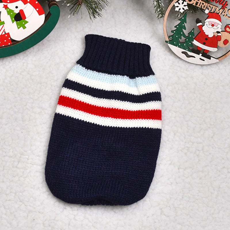 Christmas Cat Sweater Winter Warm Pet Costume for Cats